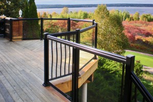 Cottage Glass and Spindle Railings